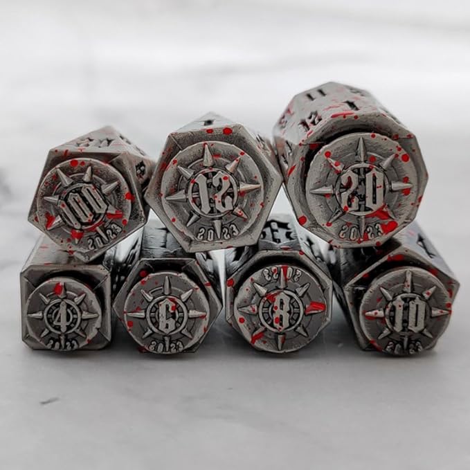 Metal Bullet Dice Set/Unique DND dice for Dungeons and Dragons Role Playing Games