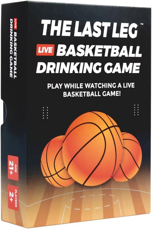 Beer Pressure The Last Leg - Live Basketball Drinking Game. Perfect for Game Days, Tailgates, Parties, and Pre Games.