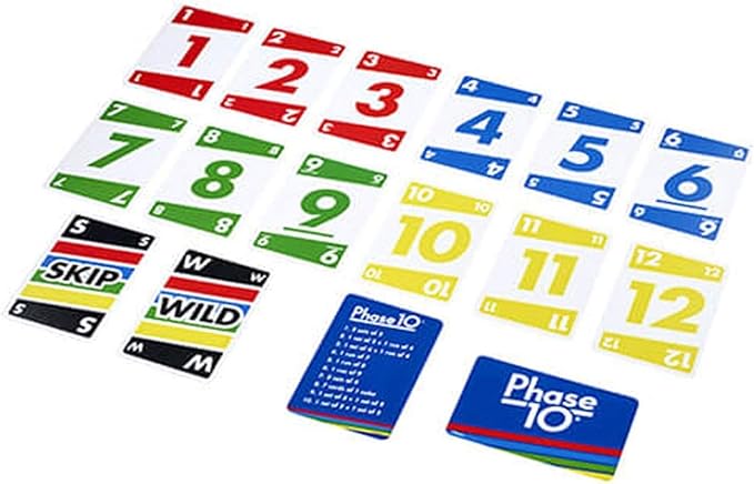 Mattel Phase 10 Card Game with Skip-Bo Card Game