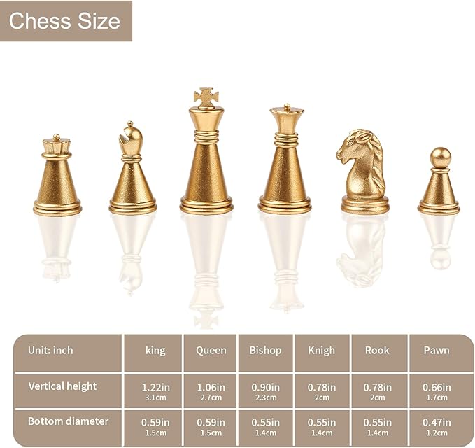 Chess Sets 8 Inch,Magnetic Chess Game,Chess Sets for Adults,Foldable Chess Board, Mini Chess Set for Kids Portable Travel Chess Set,Waterproof Chess Sets Perfect for 2 Player