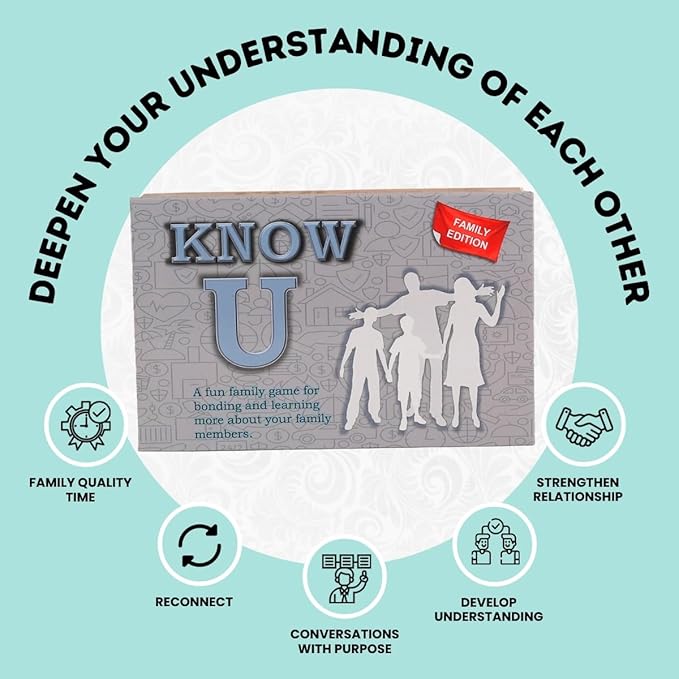 Fun Game to Really Get to Know Your Family 140 Thought Provoking Questions and Prompts Great for Family Game Night or Road Trip Deep Conversation Cards