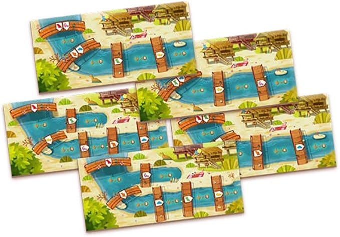Draftosaurus: Marina - Add New Dino-meeples to Your Park, New Ways to Score Points, Play with or without Aerial Show Expansion | 2-5 players, 15-20 mins, Ages 8 & Up