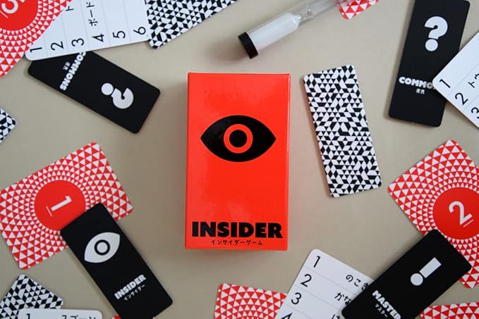 Insider - Japanese Social Deduction & Guessing Game | Ages 9+ | Fast-Paced Party Game with Hidden Roles