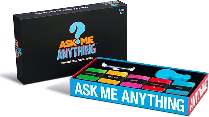 ASKMEANYTHING: Fun Icebreaker Game & Conversation Cards for Couples, Teams, and Friends – Perfect for Therapy Games, Team Building, and Parties