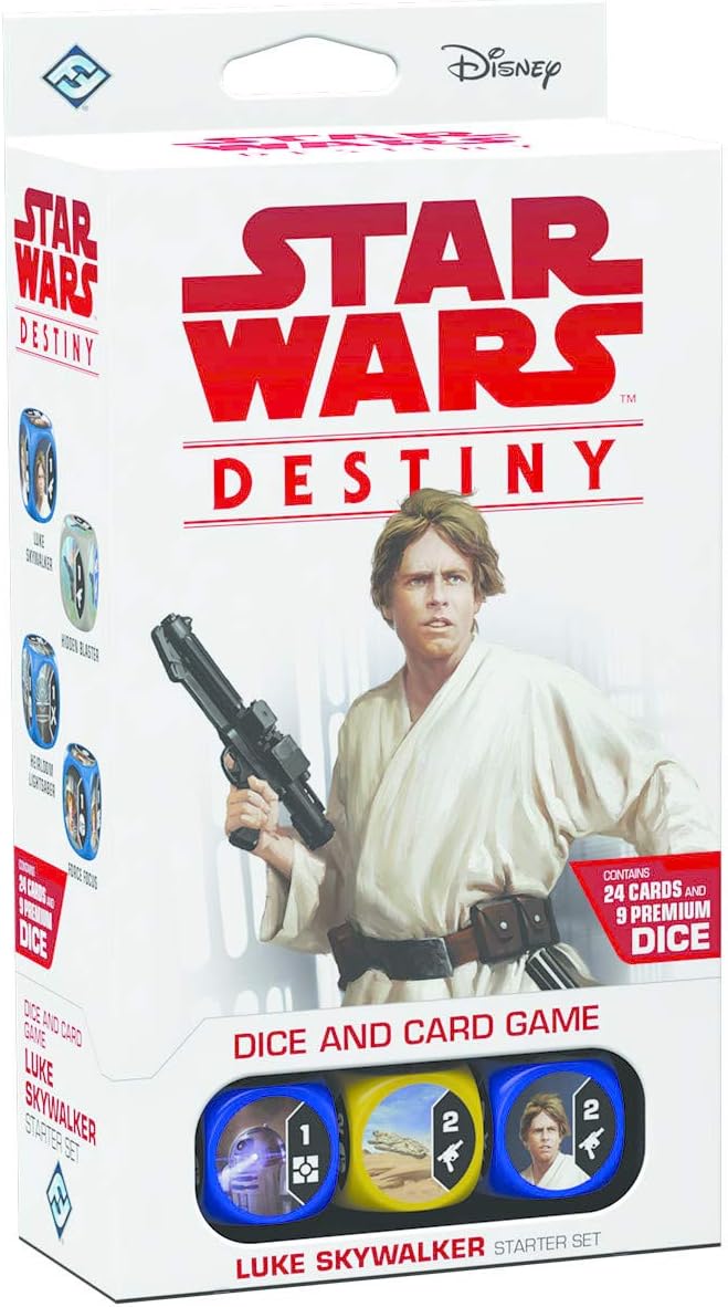 Star Wars Destiny Luke Skywalker Starter Set | Collectible Dice and Card Game | Strategy Game for Adults and Kids | Ages 10+ | 2 Players | Average Playtime 30 Minutes | Made by Fantasy Flight Games