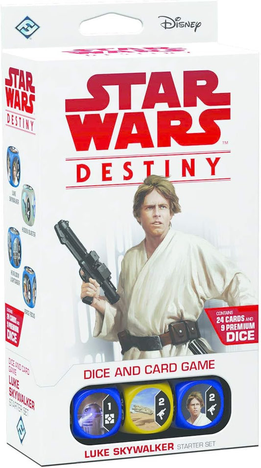Star Wars Destiny Luke Skywalker Starter Set | Collectible Dice and Card Game | Strategy Game for Adults and Kids | Ages 10+ | 2 Players | Average Playtime 30 Minutes | Made by Fantasy Flight Games