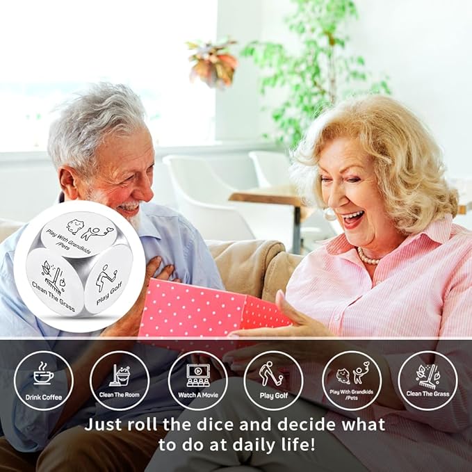 Retirement Gifts for Men Women Funny Retirement Gifts 2025 Funny Dice Retirement Gift for Woman Funny Retirement Gifts for Men 2025 Cheap Valentines Gift for Mom Dad Grandma Grandpa Teacher Coworker