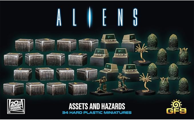 Gale Force Nine - Aliens - Assets and Hazards
