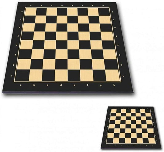 Chess and games shop Muba Professional Tournament Chess Board 5P Black - - 2 inch / 50 mm Field - 20 inch Size
