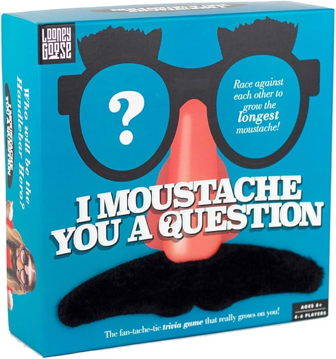 I Moustache You A Question Party Game | 4-6 Players
