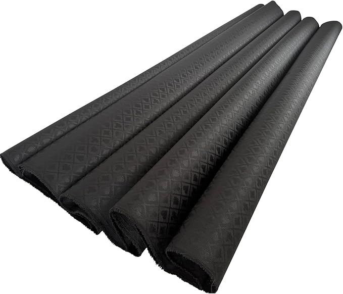 Speed Cloth Poker Table Fabric - 108X60 Inch Section of Casino Card Game Table Felt Top Cover Accessories - Black