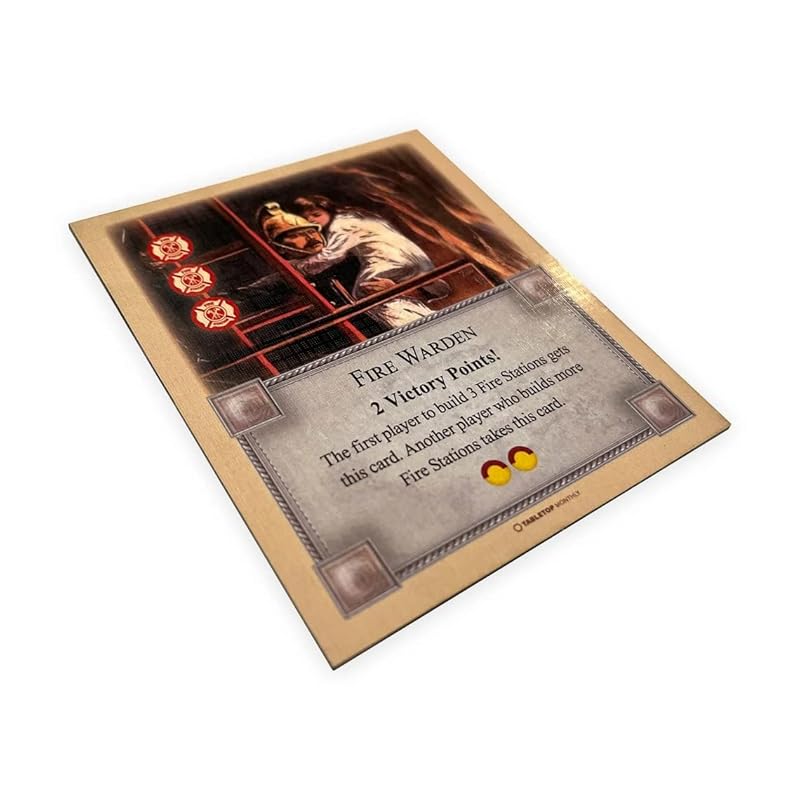 Firestorm Wildfire Scenario Card, Meeple and Game Pieces for 3-4, or 5-6 Players, compatible with Catan's Settlers of Catan and Catan Expansions