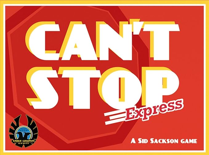 Can't Stop Board Game and The Can't Stop Express Dice Game Plus Two Treasure Chest Buttons