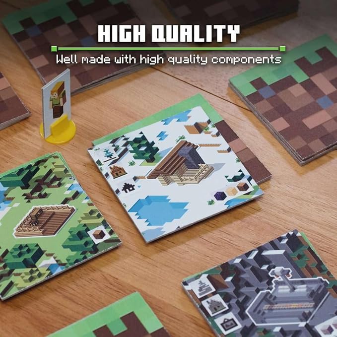 Ravensburger Minecraft: Builders & Biomes - Engaging Strategy Board Game | Ideal for 2-4 Players | Perfect for Ages 10 & Up | Authentic Minecraft Experience | Great Gift for Minecraft Enthusiasts