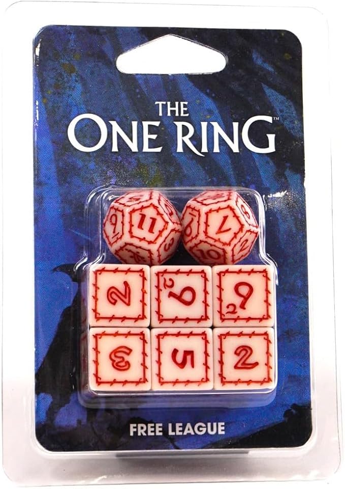 Impressions The One Ring RPG Dice Set, White