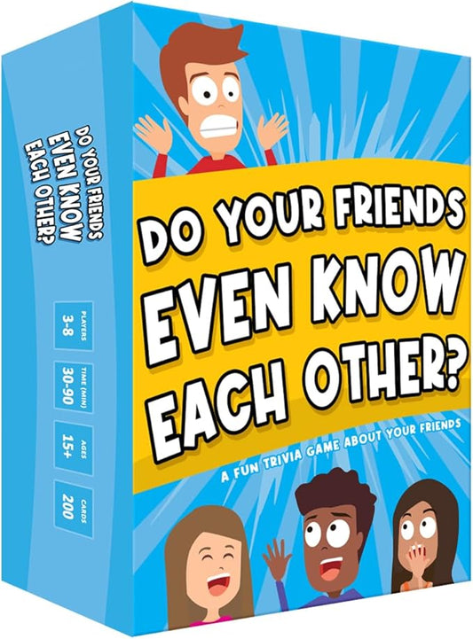 Do Your Friends Even Know Each Other, The Ultimate Party Card Game for Adults and Teens, Perfect for Game Night and a Great Gift for Friends
