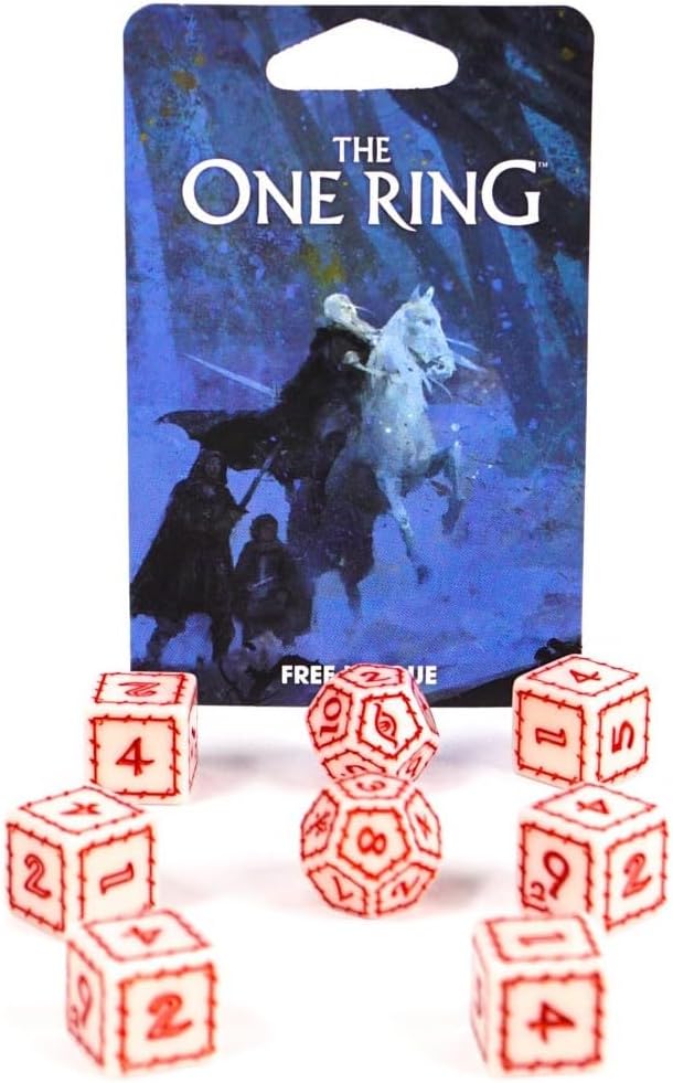 Impressions The One Ring RPG Dice Set, White