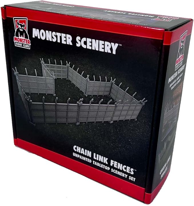 Monster Scenery Metropolis Miniature: Chain-Link Fences Double Pack (2 Items)