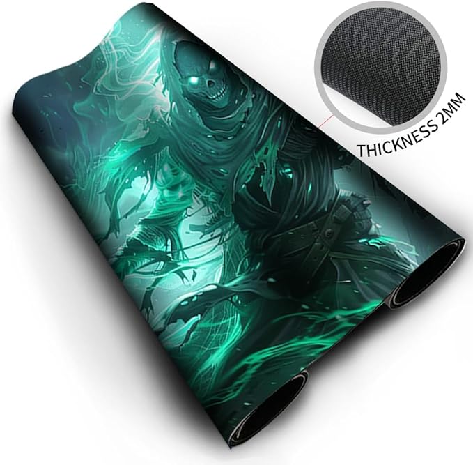 MTG Playmat 23.6x13.8 Inch Board Game Card Game Trading Card Game Mat Mouse Pad TCG Game Mat Stitched Edge Smooth Surface Rubber Base for Board Games,Card Showdown. (Mt148)