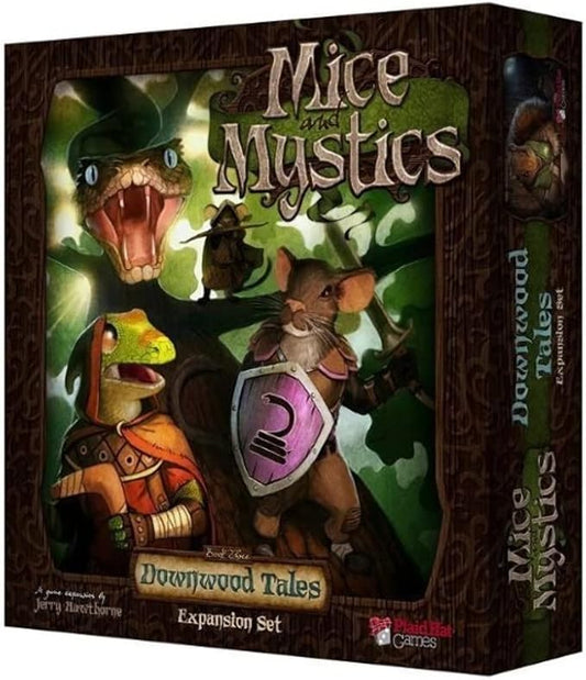 Mice & Mystics Downwood Tales Board Game EXPANSION - Embark on a Whimsical Adventure! Cooperative Strategy Game for Kids & Adults, Ages 7+, 1-4 Players, 75 Min Playtime, Made by Plaid Hat Games