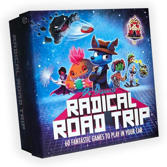 Barry & Jason Games & Entertainment | Dr. Biscuits' Radical Road Trip | 60 Fun Activities for Kids to Play in The Car | Family-Friendly & Entertaining for Long Drives | 2019 Game of The Year Finalist