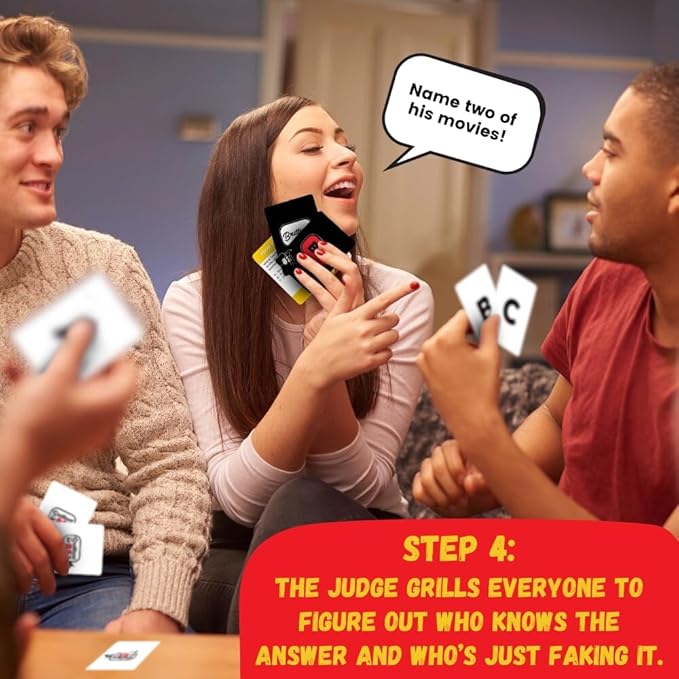 Brilliant or BS? Big Bluff Box | Trivia Game for Know-It-Alls & Liars | Fun Bluffing Game for 4-6 Players Ages 14+