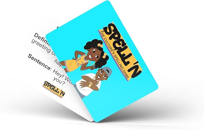 Spell’n Slang Spelling and Trivia Game – Family-Friendly Fun Celebrating Urban Culture and ‘It’s a Black Thing, Trivia Experience for Families Who Love Urban Culture