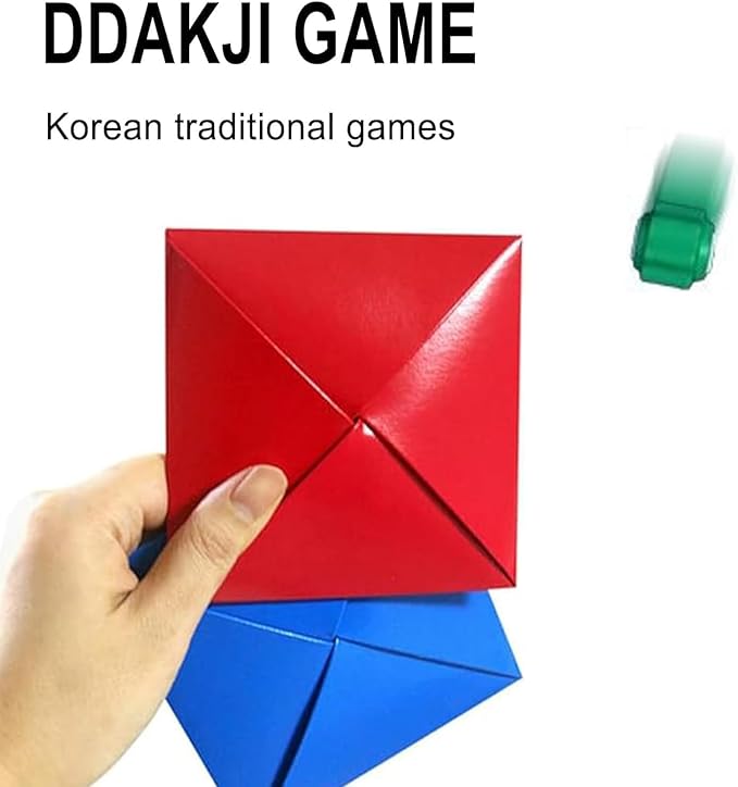 Gonggi Korean Game,Gong-gi,Jebi chagi,Biseokchigi, Paeng-y,DDAKJI,Korean Traditional Play Game Set (1 Pack)