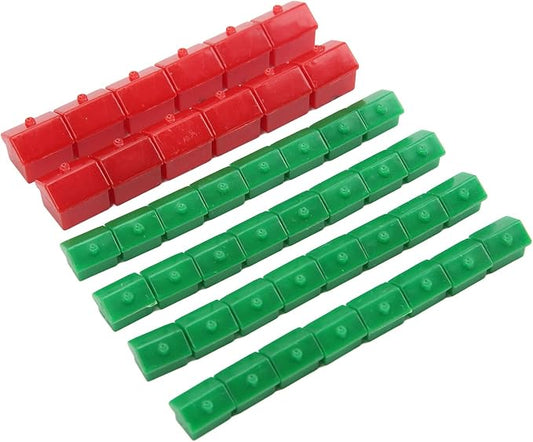 VGEBY Game Replacement Pieces, Game Plastic Hotels Houses Game Piece Supplement Accessories Replacement Pieces Game Pieces Houses
