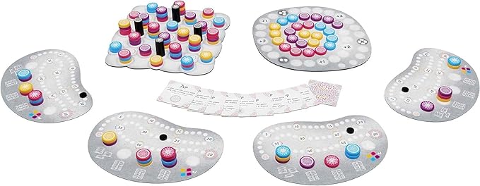 Board and Dice Mandala Stones