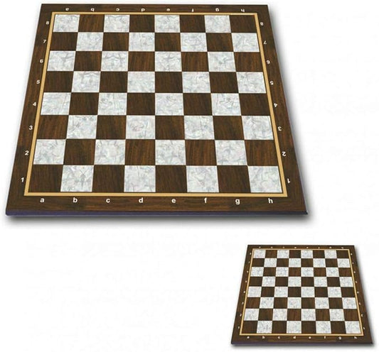 Professional Tournament Chess Boards 5P (2.1" (54 mm) Square, Pearl)