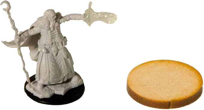 The Broken Token MDF Circle Miniature Bases - Visible & New Miniature Bases with Clear Acrylic and MDF Bases - Pack of 10 (1.25")