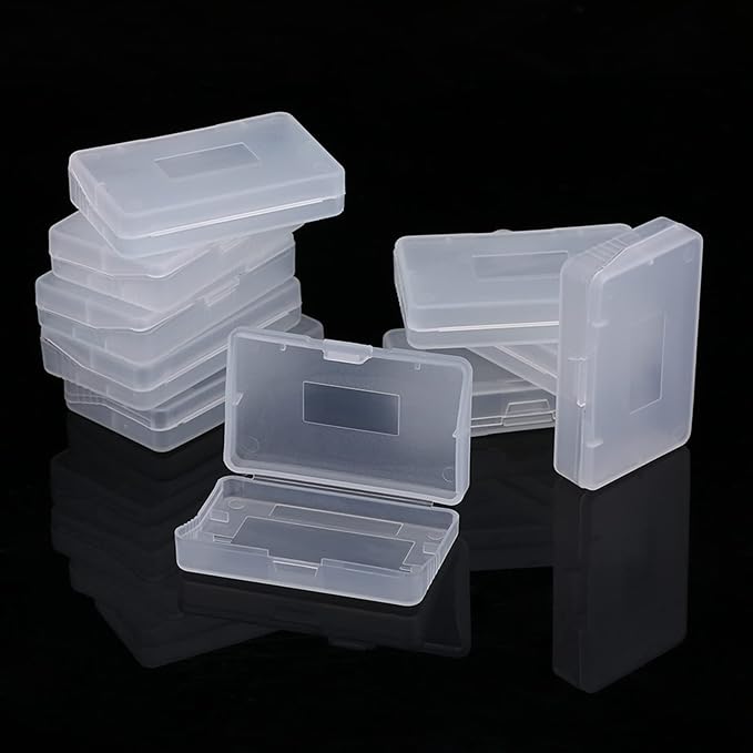 10 Pcs Board Game Card Case, 2.56 X 1.57 X 0.31in Plastic Game Card Protective Cover, ABS Material Game Cartridge Case Box for Storing Game Cards and Other Small Parts