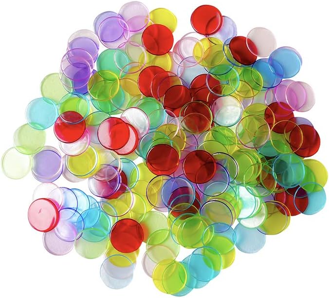 SEETOOOGAMES Deluxe Bingo Game Set - 8 Inch Metal Cage, 50 Paper Cards, 300 Colorful Clear Chips, Bingo Balls and Plastic Master Board, Great for Adults Large Groups, Familiy Games Nights Parties