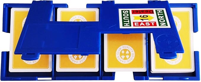 TSB Duplicate Boards for Bridge Game Set of 16 PCS - Duplicate Bridge Boards for Dealing Machine - Home Bridge Cards Game Kit - Duplicate Boards for Bridge Cards