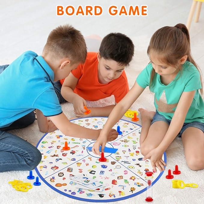 VATOS Board Game, Little Detective Card Game Memory Game Tabletop Game for Kids Families Party, Matching Game, Educational Toys for Kids Toddlers 3,4,5,6,7 Years Old Boys & Girls Gift