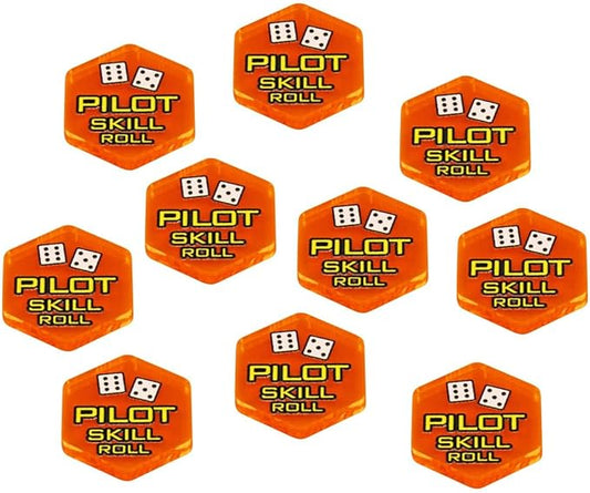 LITKO Mecha Combat Actions Token Set | Compatible with BattleTech (Pilot Skill Check)