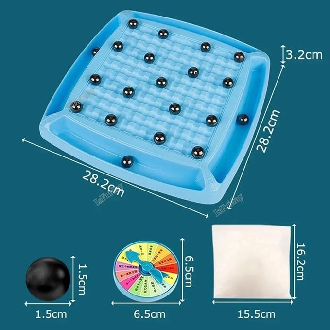 magnet chess game 2025 New Tabletop Strategy Game for Kids & Adults, Fun Magnetic Multiplayer Family Party Board Game, Travel-Friendly Magnetic Game with Rope Playing Area