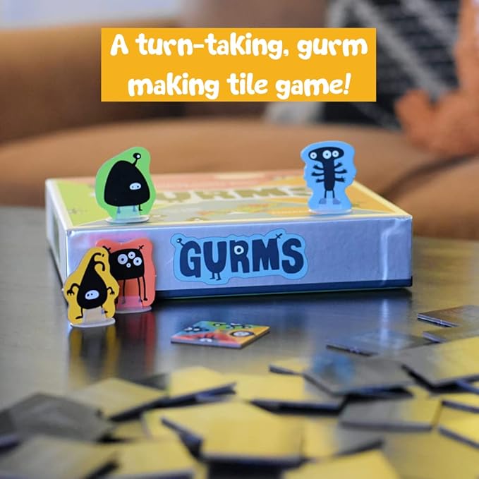 Bananagrams Gurms: Tile Matching Game for Family and Kids Age 6+ 2-4 Players