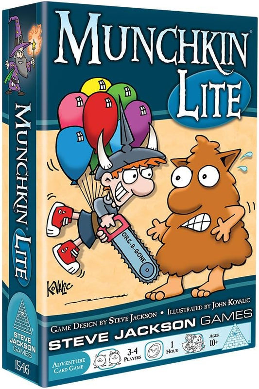 Steve Jackson Games, Munchkin Lite - Comedic Fantasy Adventure RPG Card Game - for 3 to 4 Players, Ages 10+