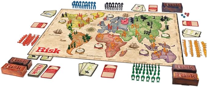 Hasbro Gaming Risk Game with Dragon; for Use with Amazon Alexa; Strategy Board Game Ages 10 and Up; with Special Dragon Token