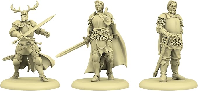 CMON A Song of Ice and Fire Tabletop Miniatures Baratheon Heroes II Box Set - Leaders of The Stormlands, Strategy Game for Teens and Adults, Ages 14+, 2+ Players, 45-60 Minute Playtime, Made by CMON