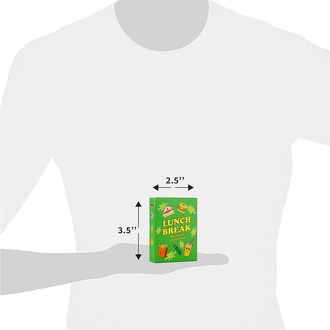 Lunch Break - Card Game with The Thrill of Slapjack and Suspense of Spoons - Fast-Moving Card Slapping Fun for Adults and Kids Ages 7+ and 2-6 Players - New Games for Game Night