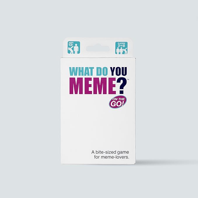 WHAT DO YOU MEME? On The Go! for Ages 13+, 3-8 Players, Travel Edition of The Game