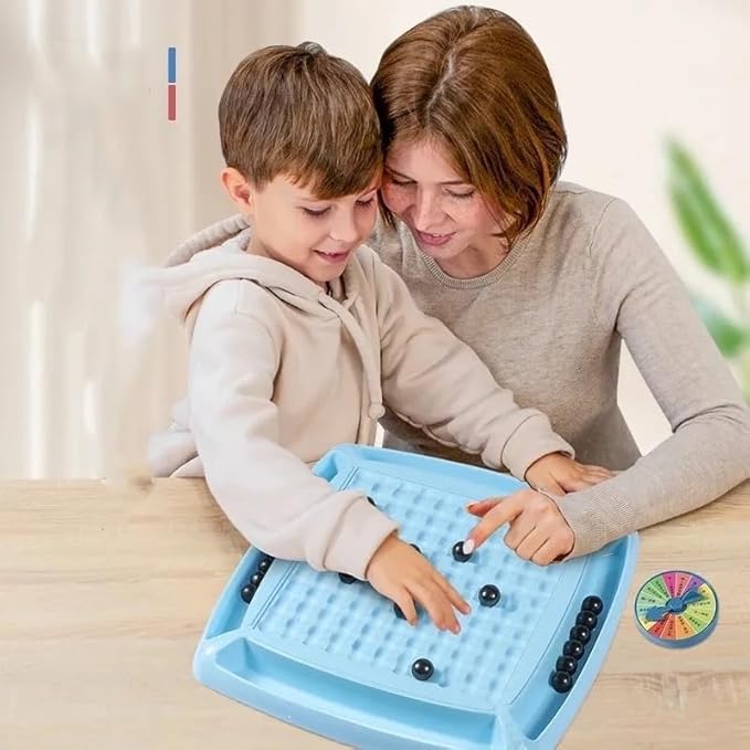 magnet chess game 2025 New Tabletop Strategy Game for Kids & Adults, Fun Magnetic Multiplayer Family Party Board Game, Travel-Friendly Magnetic Game with Rope Playing Area