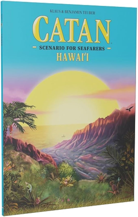 CATAN Hawai'i SCENARIO EXPANSION - Tropical Fishing Excursion for CATAN Seafarers! Strategy Game, Family Game for Kids and Adults, Ages 10+, 3-6 Players, 75 Minute Playtime, Made by CATAN Studio