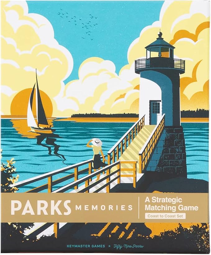 Keymaster Games Parks Memories Coast to Coast A Strategic Matching Game That Feels Classic for Families