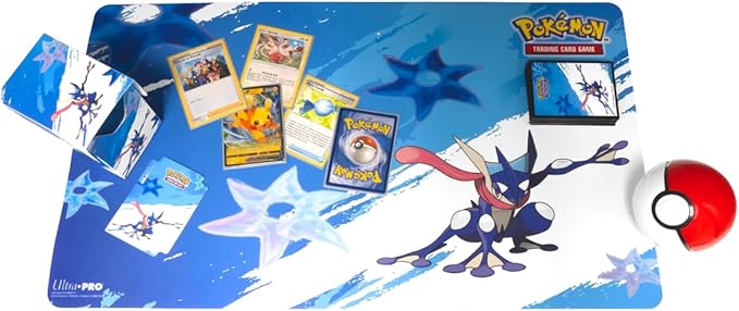 Ultra PRO - Greninja Playmat for Pokémon, Non-Slip Surface Collectible Trading Card Accessory Experience Enhancer Game Playmat, Can Be Oversize Mousepad