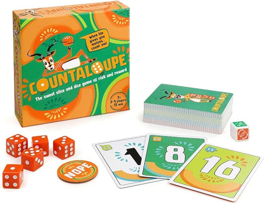 Bananagrams Countaloupe: Slice and Dice STEM Game for Kids Age 7+