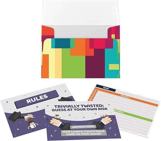 Couch Trivia Game A Fun and Educational Game with Virtual Host for Adults (Trivially Twisted)